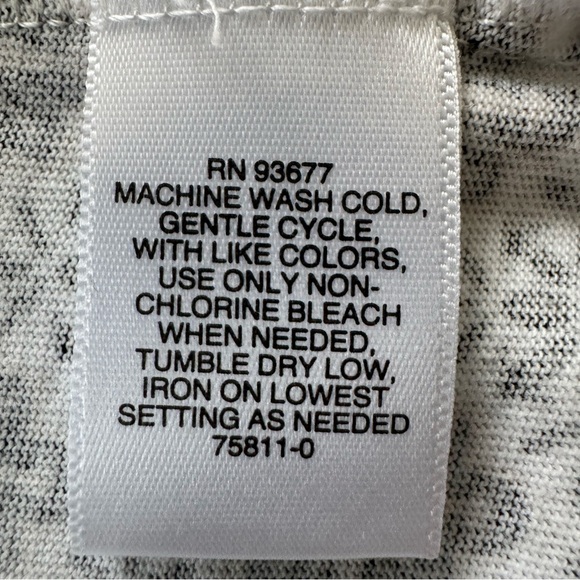 Womens 100% Cotton Sleeveless Knit Dress Liz Claiborne Sz M Knee Length - Picture 7 of 8